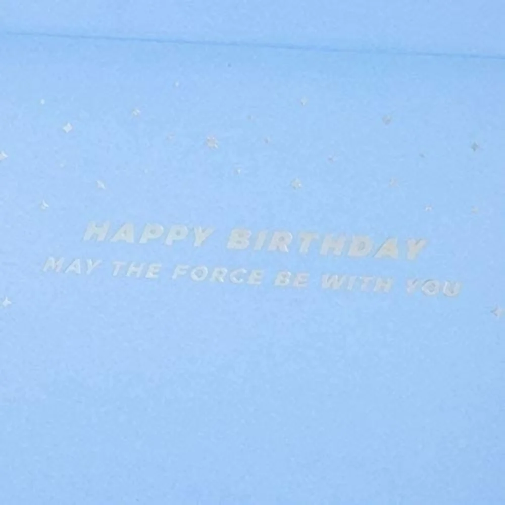 Papyrus Sparkling Star Wars Birthday Card